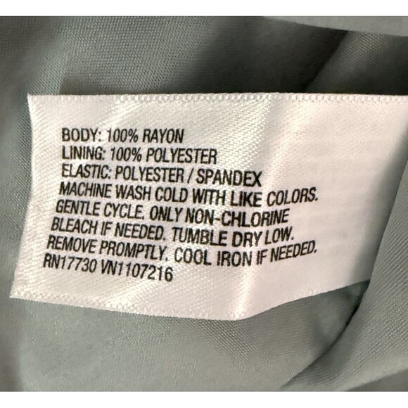 Isabel Maternity Long Sleeved Stretch Smocked Woven Shirt Blue Green Size XS NEW - Picture 8 of 8